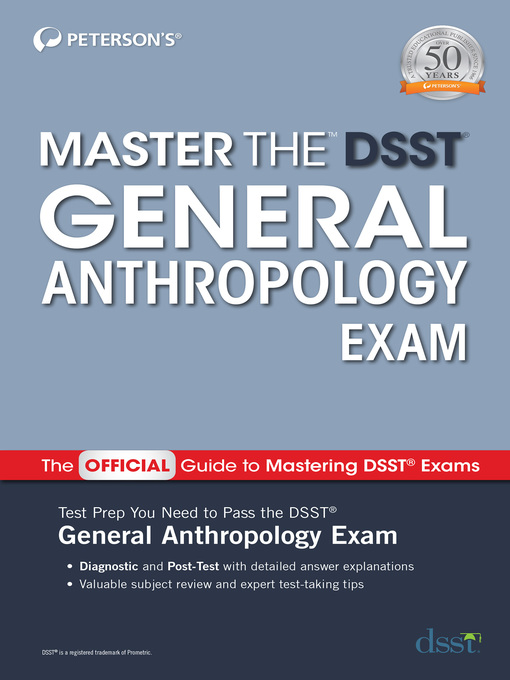 Title details for Master the DSST General Anthropology Exam by Peterson's - Available